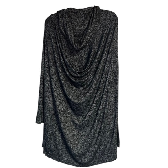 ATHLETA Harmony Wrap Yoga Gray Slouch Open Front Hooded Cardigan Sweater Size XS - Picture 3 of 9